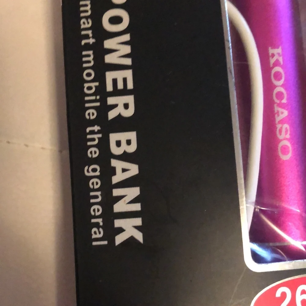 Pink Power Bank 2600mAh